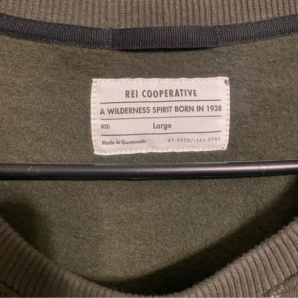 Men's Large REI Co-op 80th Anniversary Limited Staff Edition Sweatshirt - NWT - Picture 3 of 14